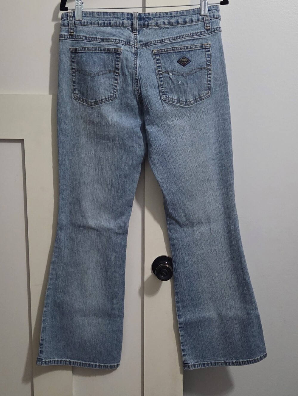 Vintage Y2K - Angels - Light Blue Flare Jeans - Picture 4 of 5